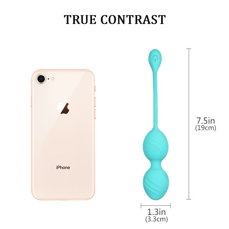 CASSIE-Sex Toy 10 Mode Touching Control Kegel Exercise Weights Silicone Kegel Ball For Women