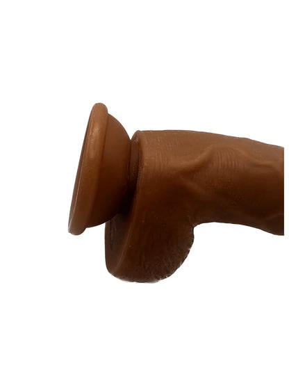 8 INCH DILDO (BROWN)