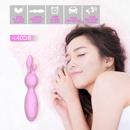 EMILY-New Design IPX5 Waterproof 12 Mode Silicone Adult Sex Toys Rabbit Vibrator for Women