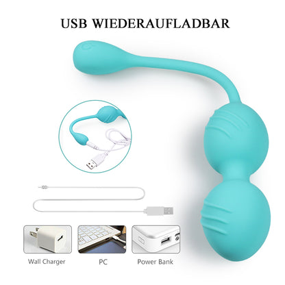 CASSIE-Sex Toy 10 Mode Touching Control Kegel Exercise Weights Silicone Kegel Ball For Women