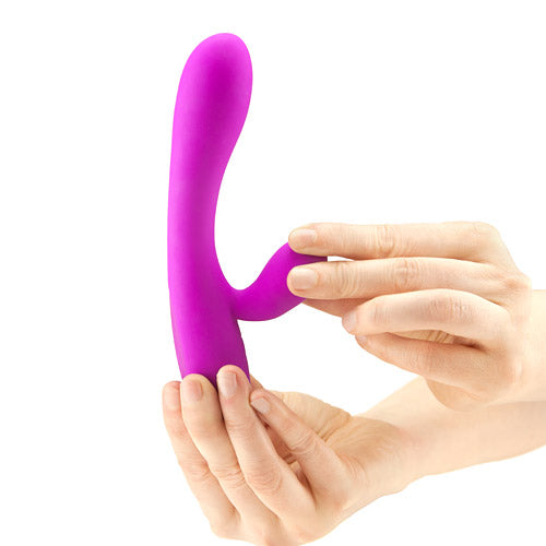 Petite treats luxury silicone dual massager Rechargeable rabbit vibrator