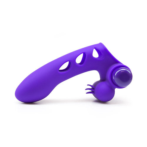 Power finger Finger vibe with clit stimulator