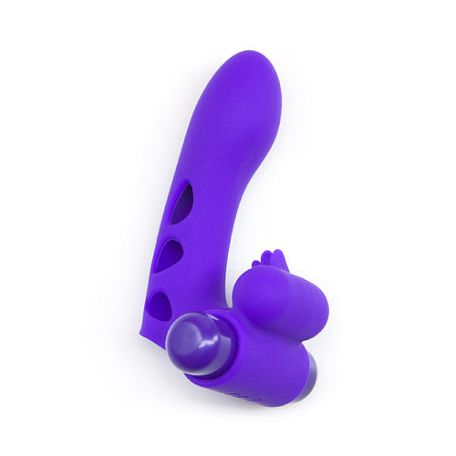 Power finger Finger vibe with clit stimulator