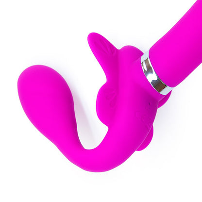 Butterfly share Rechargeable strapless strap-on