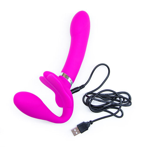 Butterfly share Rechargeable strapless strap-on