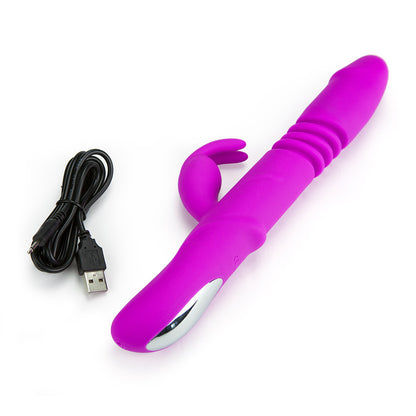 Heartbreaker Rechargeable thrusting rabbit vibrator