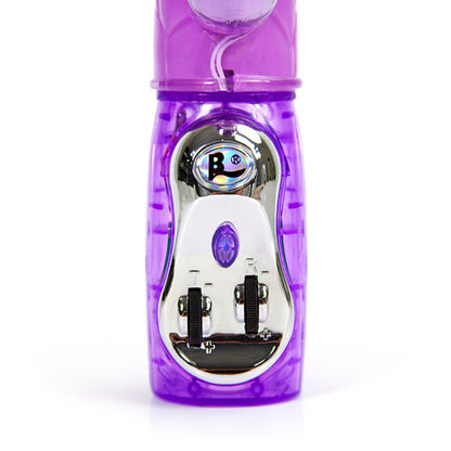 Lilac rabbit G Rabbit vibrator with rotating beads