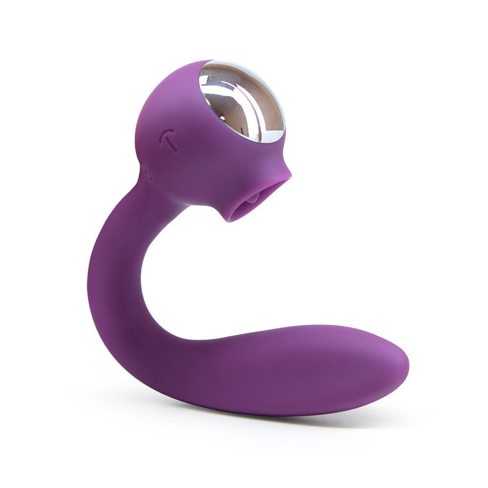 Gigil Licking bendable dual stimulation vibe