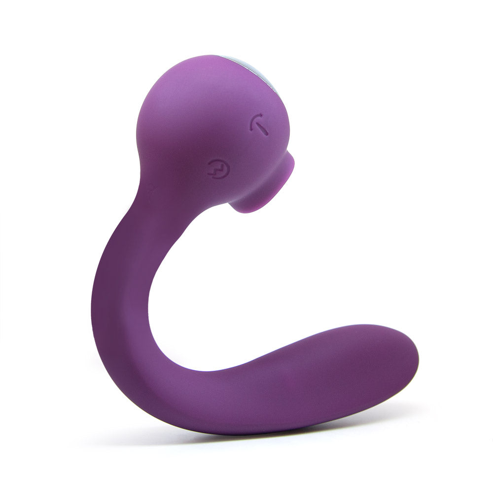 Gigil Licking bendable dual stimulation vibe