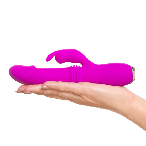 Sensu Rechargeable thrusting rabbit vibrator