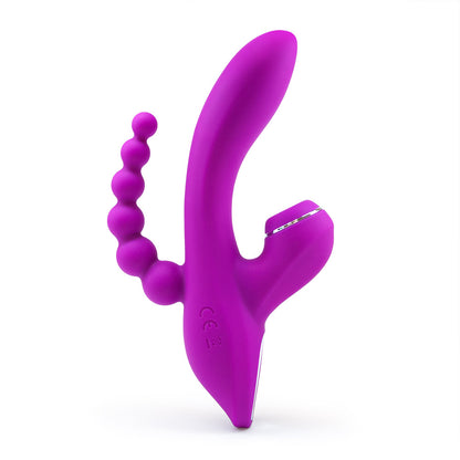 Tri-X sucker Triple stimulation vibe with oral attachment