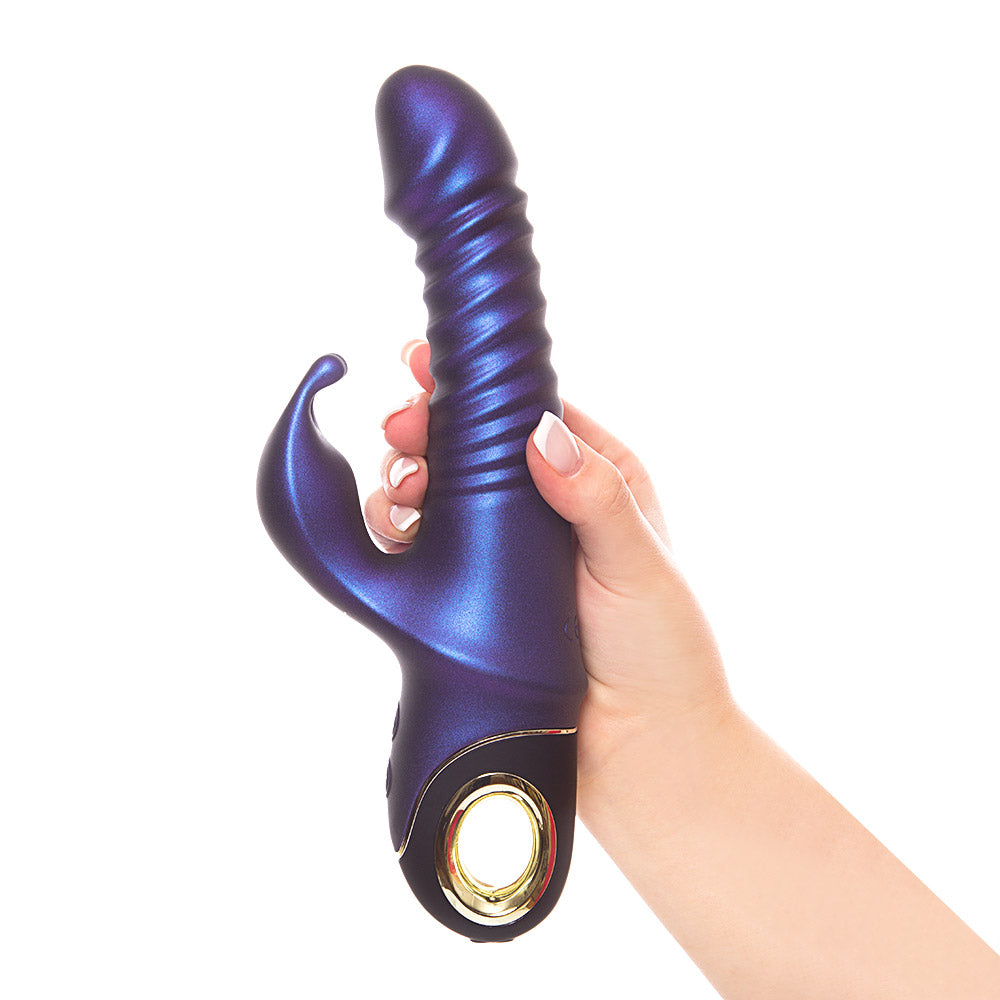 Pulsar Rechargeable thrusting rabbit vibrator