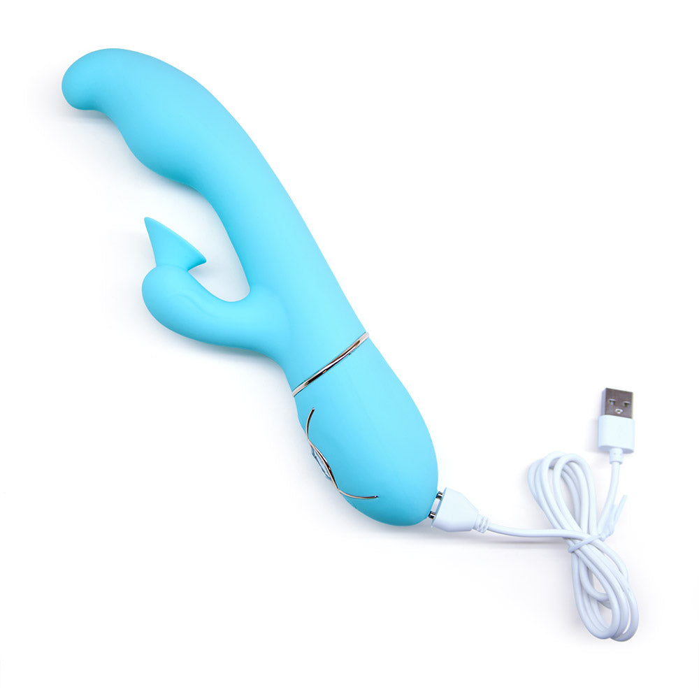 Dream kisser Rabbit vibrator with oral stimulator