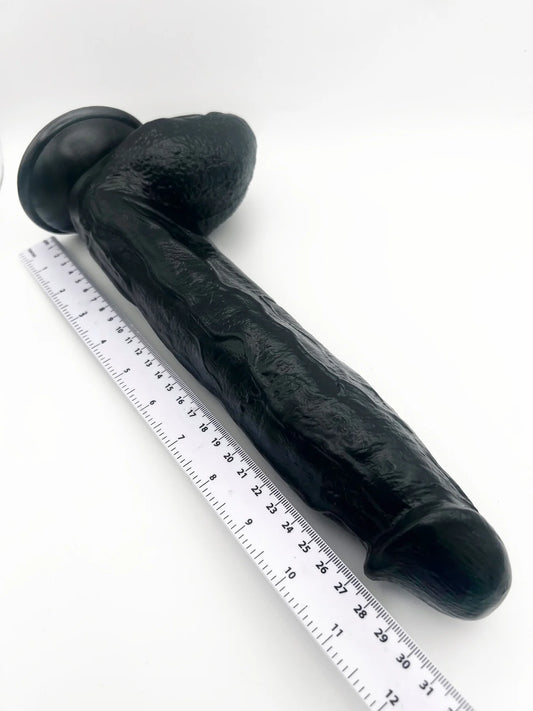 12 INCH DILDO (BLACK)