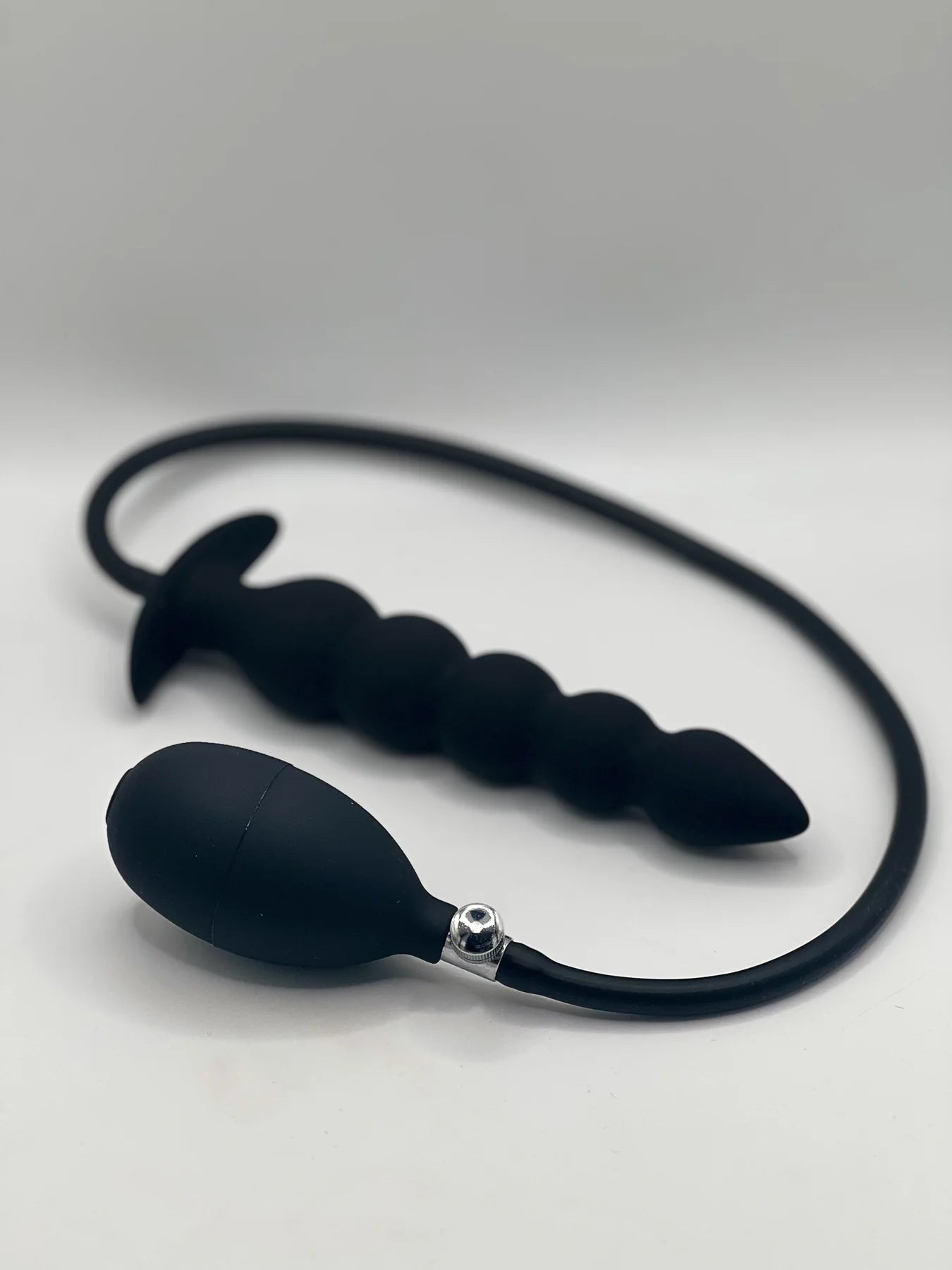 INFLATABLE SILICONE ANAL PLUG