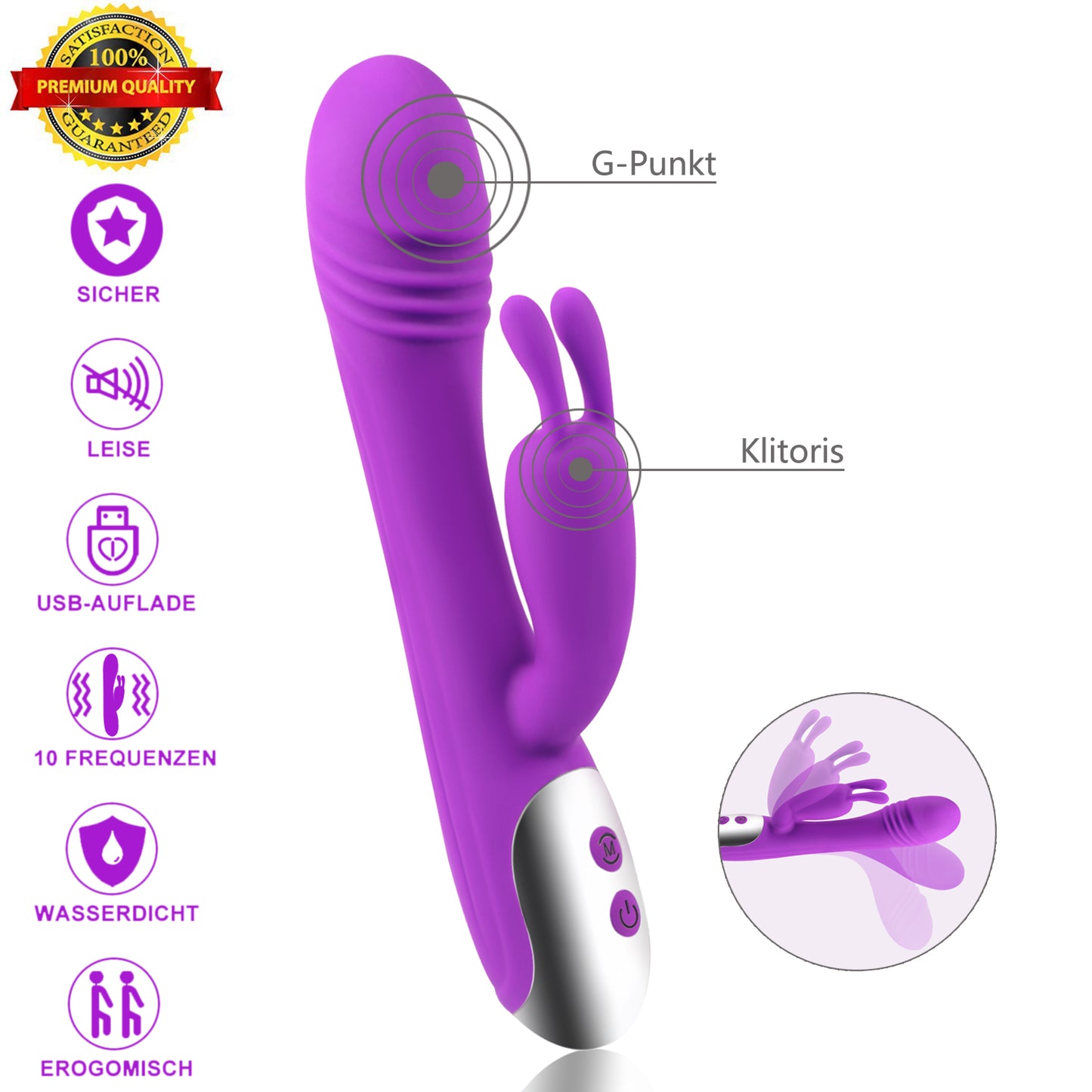 ARYA-7 Frequencies Usb Rechargeable Consoladores Vibrador Grande Dildo Sex Wand G Spot Rabbit Vibrator for women