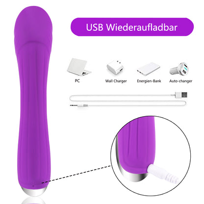 ARYA-7 Frequencies Usb Rechargeable Consoladores Vibrador Grande Dildo Sex Wand G Spot Rabbit Vibrator for women