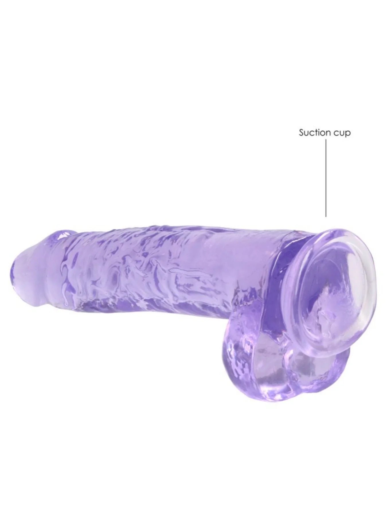 9 INCH REALROCK DILDO (PURPLE)