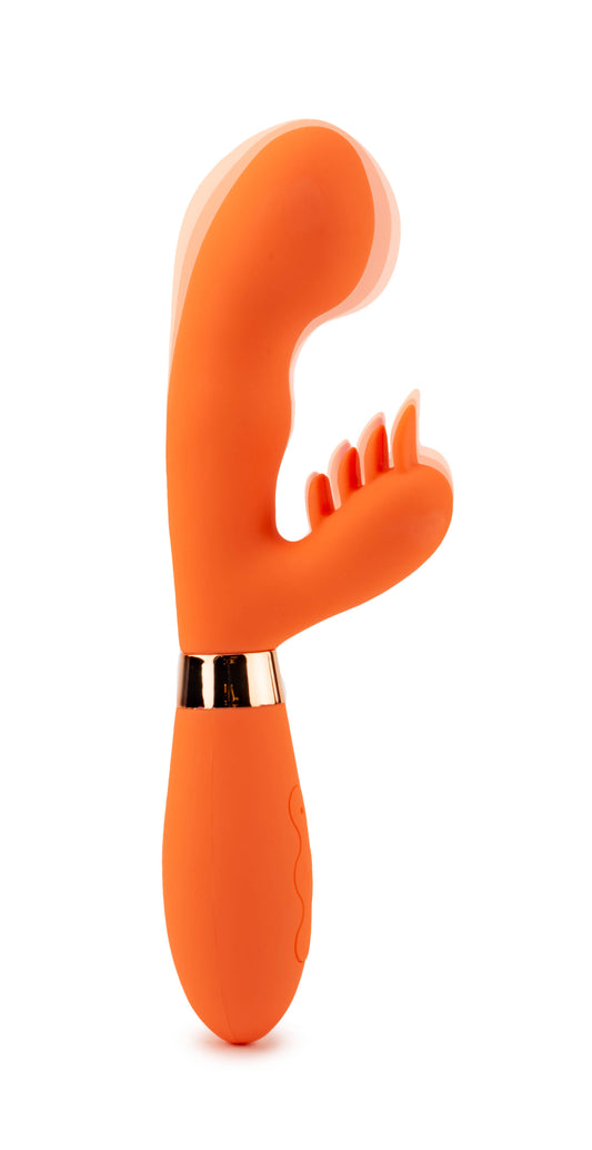 Thrusting Butterfly Rabbit Vibrator - 10 Speeds, Silicone & ABS