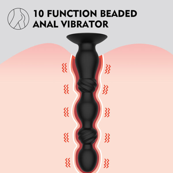 New Remote Controlled Anal Bead Vibrator