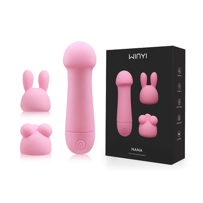 3 Head Electric Sex Vibrator Pussy Vaginal Body Mini Hand Massager For Women