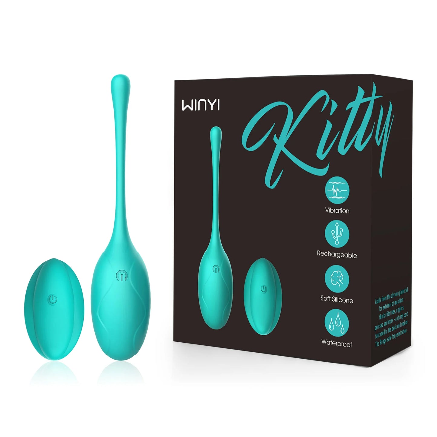 KITTY-Remote Control Silicon Jump Egg Vibrator