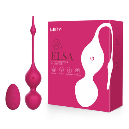 ELSA-Women SexToy Sexo Balls Silicone Love Egg Vibrator Wireless Sex Toy