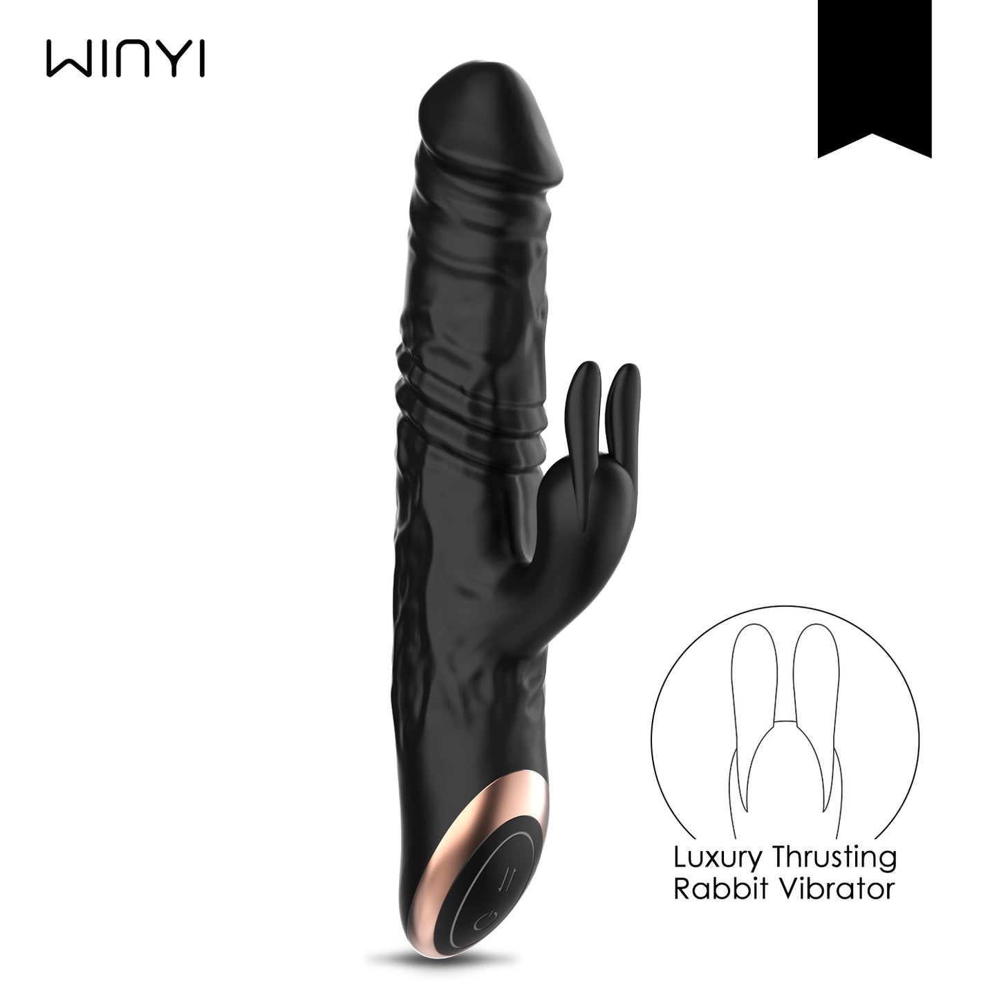 New Wholesale Big Black Telescopic Realistic Dildo Sex Toy Thrusting Rabbit Dildo Vibrator For Women