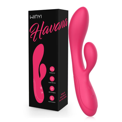 Wholesale Adult Sexual 10 Mode Rabbit Dual Vibrator Sex Toys For Woman Rose