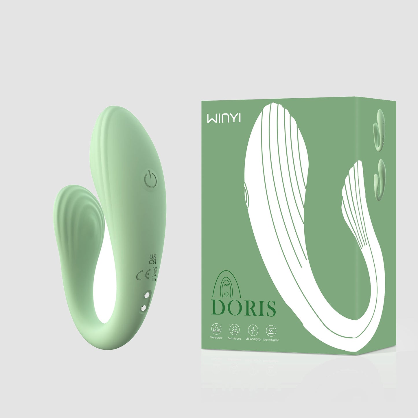 Doris-Wholesale OEM Vibrator Sex Toy Wireless Wearable App Controlled Couple Vibrator