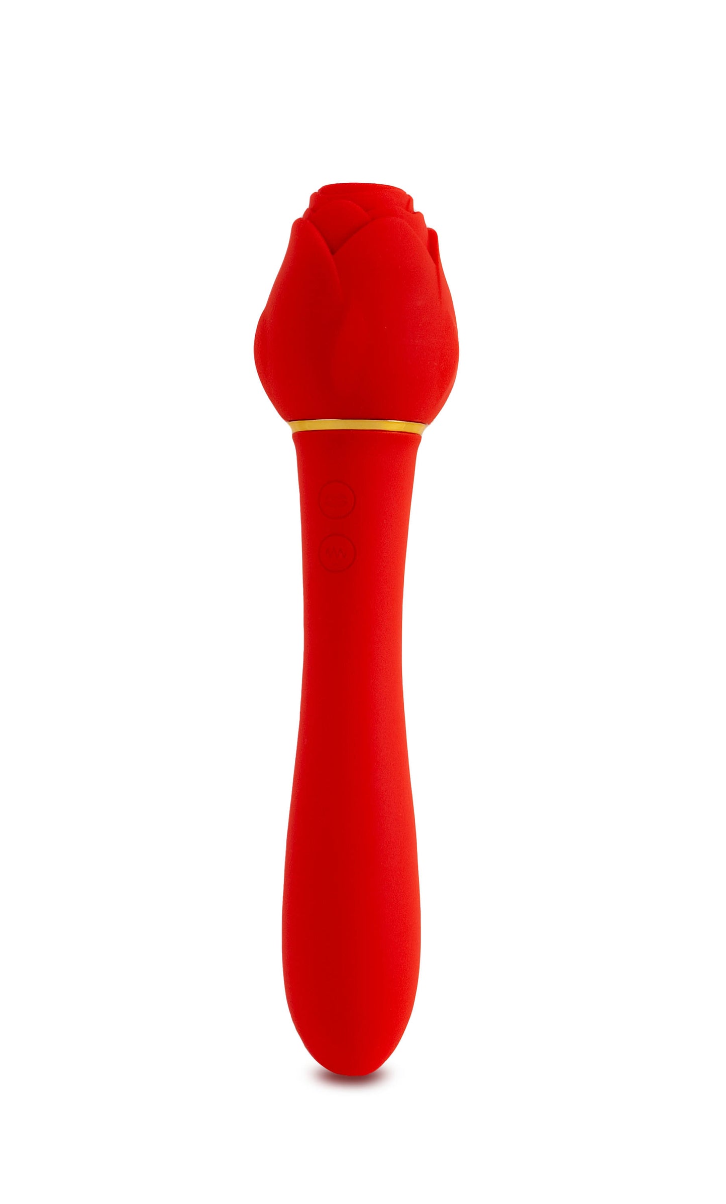 Rose Slim Shape Clitoral Silicone Vibrator