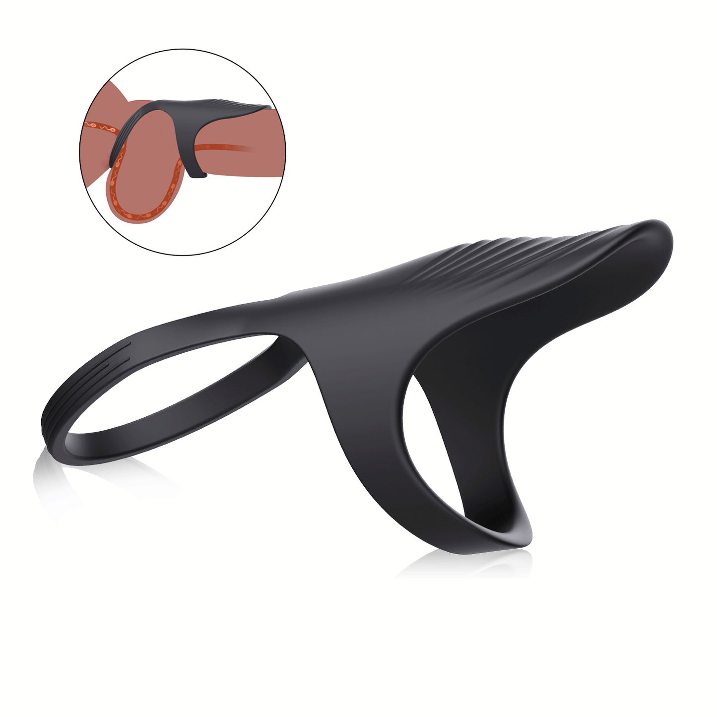 Men Penis Ring-Delay Ejaculation Silicone Cock Ring From WINYI