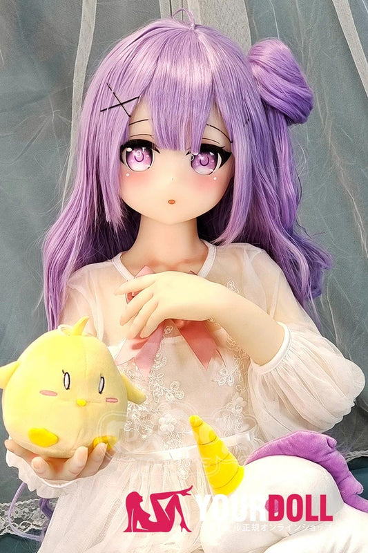 Head 135cm AA Cup Slim Full Silicon Anime Doll Love Doll