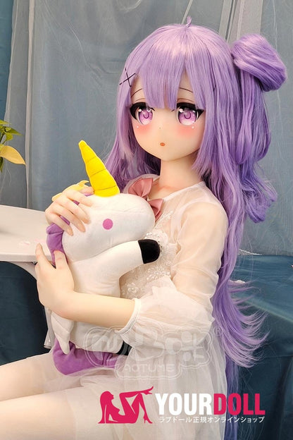 Head 135cm AA Cup Slim Full Silicon Anime Doll Love Doll