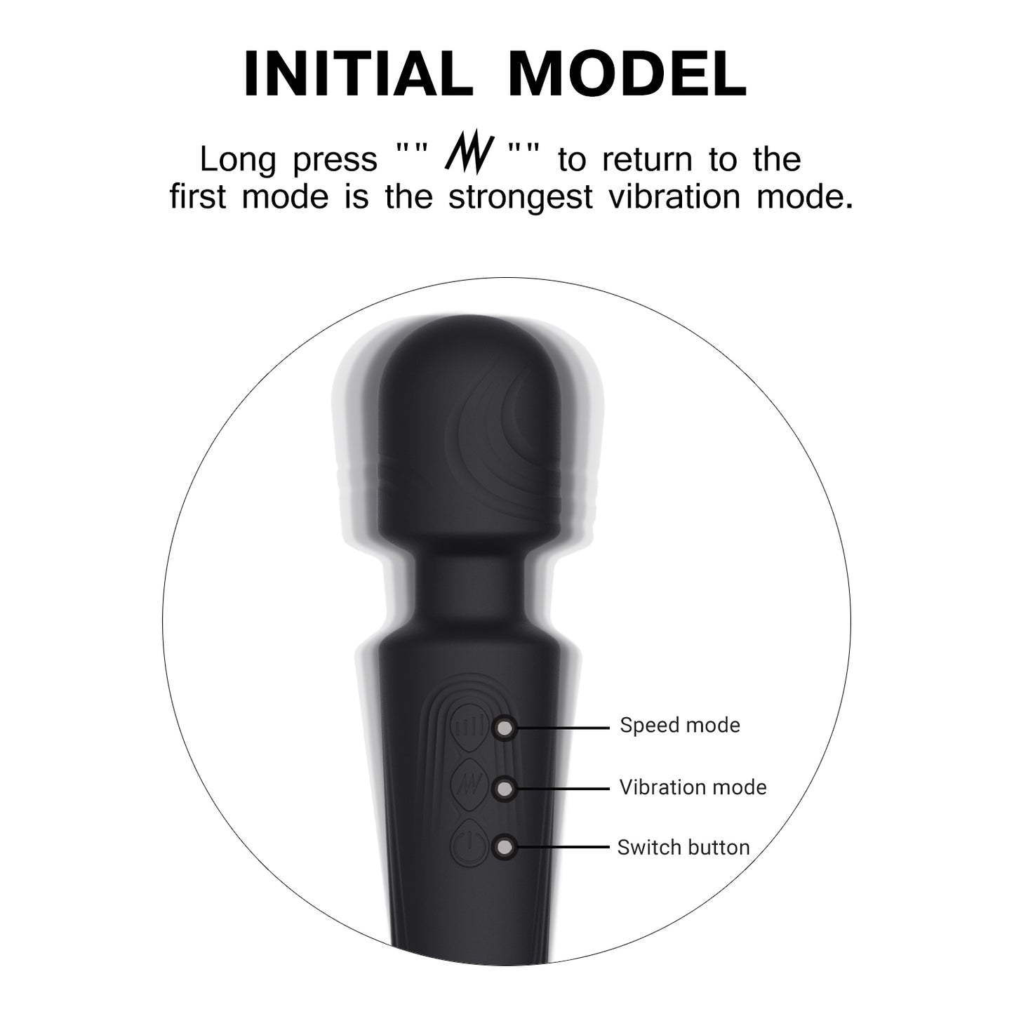 JULIA-Silicone Wireless Vibrator Sex Toy Women Personal Powerful AV Wand Massager