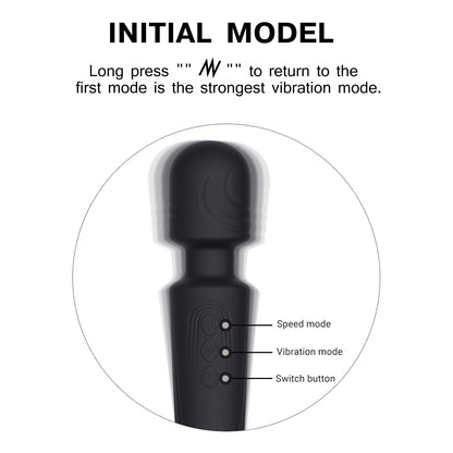 JULIA-Silicone Wireless Vibrator Sex Toy Women Personal Powerful AV Wand Massager