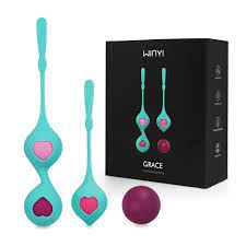 GRACE-Ben Wa Ball Pelvic Exercise Kit Smart Vaginal Tightening Kegel Weight Exercise Balls Set For Woman