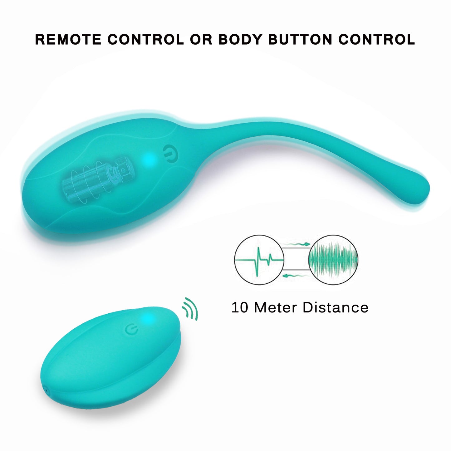 KITTY-Remote Control Silicon Jump Egg Vibrator