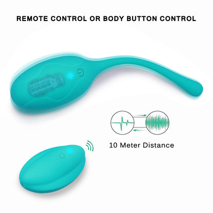 KITTY-Remote Control Silicon Masturbator Love Sex Toy Jump Egg Vibrator For Women