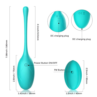 KITTY-Remote Control Silicon Jump Egg Vibrator