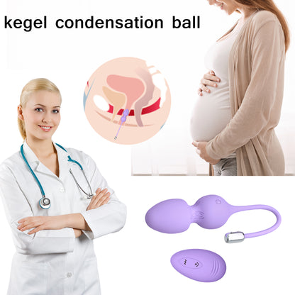 VICTORIA-Sexual Vibrator electromagnetic steel ball impack Kegel Exercises Balls With Remote For Women Men