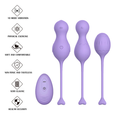 HEIDI-Pelvic Muscle Firming Device Ben Wa Ball Set Kegel Pelvic Floor Exerciser