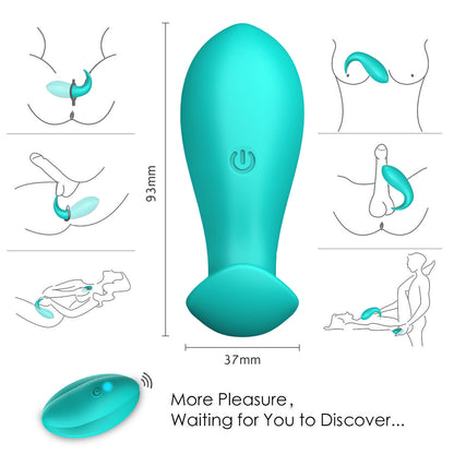 AVA-Factory Sexs Shop Interior Con Pants Vibrador Liquid Silicone Strapless Panty Vibrator For Women