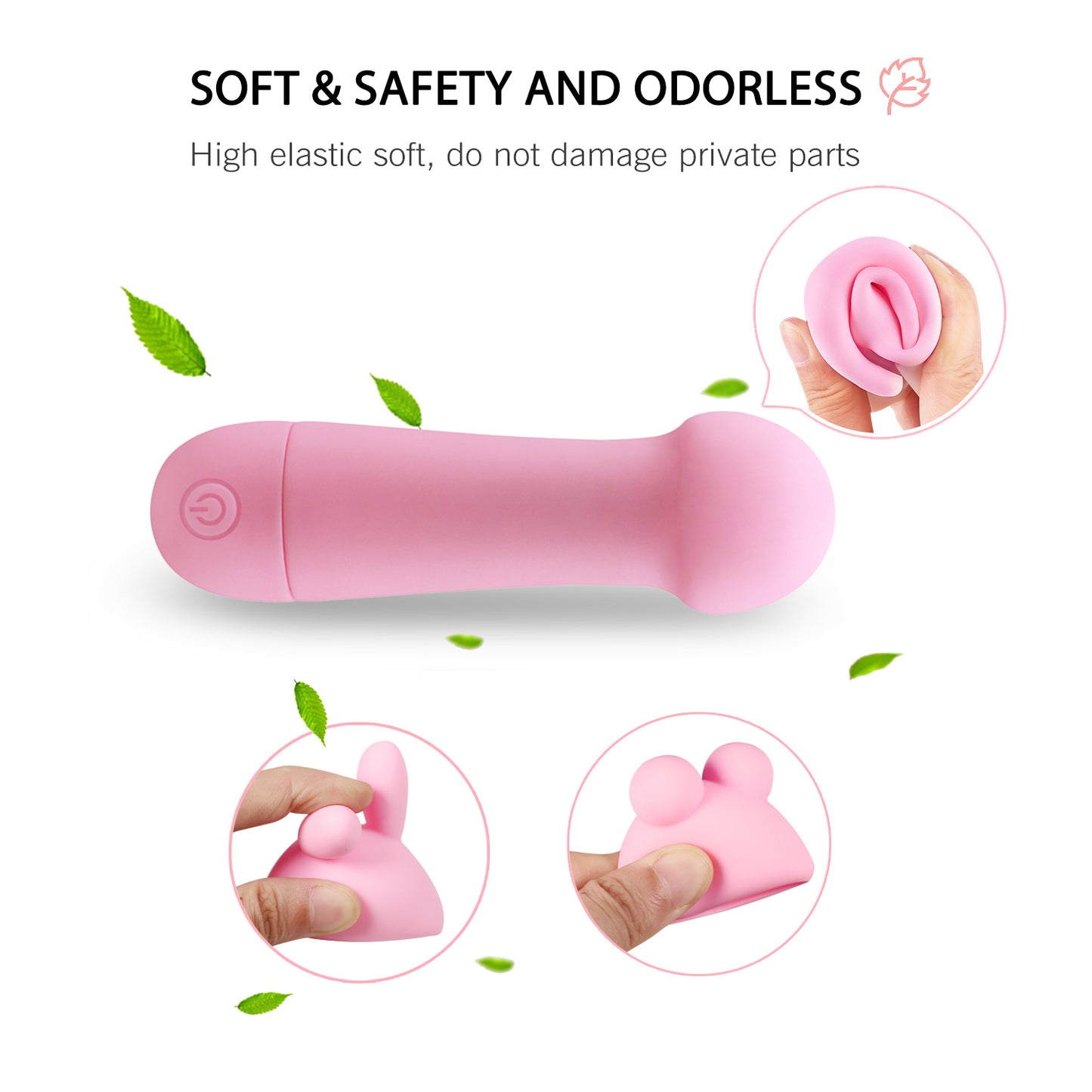 3 Head Electric Sex Vibrator Pussy Vaginal Body Mini Hand Massager For Women