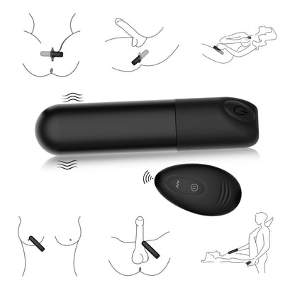 RICK-Amazon Hot Selling Rank 9 Super Powerful 10 Model Waterproof Nipple Vibrating Sex Toy Mini Bullet Vibrator With Remote For Women