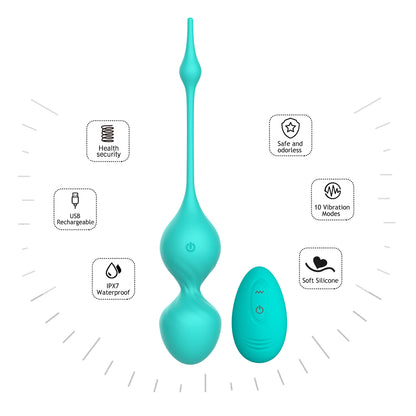 ELSA-Silicone Love Wireless Egg Vibrator Rose