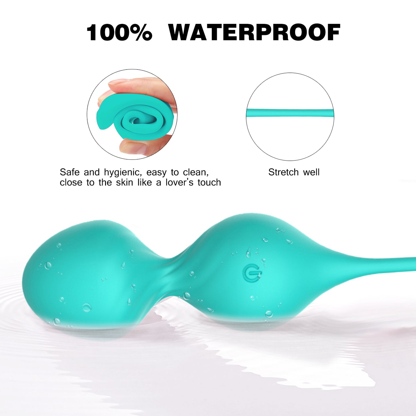 ELSA-Silicone Love Wireless Egg Vibrator Rose