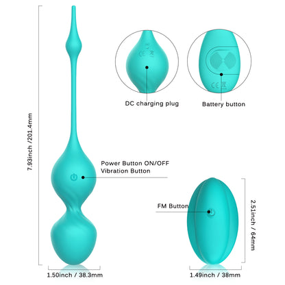 ELSA-Silicone Love Wireless Egg Vibrator Rose