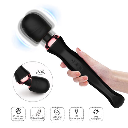 KLAUS-The New York Times Best Vibrator Personal Body Cordless Wand Massager